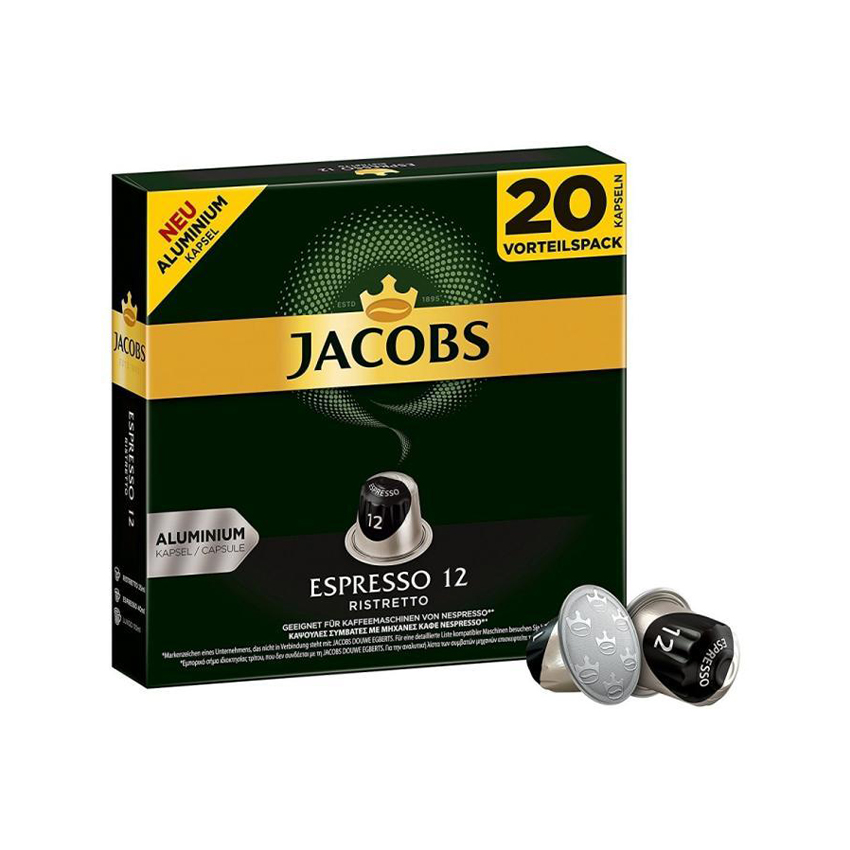 Douwe Egberts Jacobs Espresso Ristretto Nespresso Compatible 20 Coffee