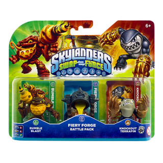 Bumble Blast/Fiery Forge/Knockout Terrafin Skylanders SWAP Force figure Merch