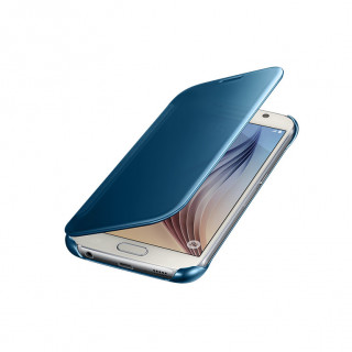 Samsung EF ZG920BLE Clear View Blue case S6 Mobile