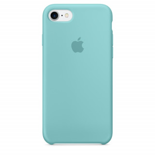 Apple IPhone Azure blue silicone case Mobile