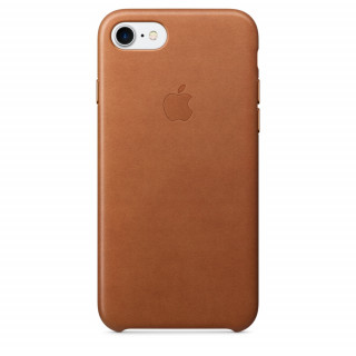 Apple IPhone Reddish brown leather case Mobile