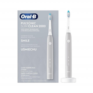 Oral-B Pulsonic Slim Clean 2000 grey  electric toothbrush Dom