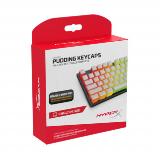 HyperX Pudding Keycaps - Komplet bijele tipkovnice (SAD) (4P5P5AA#ABA) PC