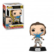 Funko Pop! Star Wars: Rey (Two Lightsabers) #434 Bobble-Head Vinyl Figure 