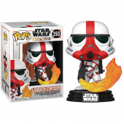 Funko Pop! TV: Star Wars The Mandalorian - Incinerator Stormtrooper #350 Vinyl Figura 