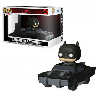 Funko Pop! Rides: Batman - Batman in Batmobile Super #282 Deluxe Vinyl Figura Merch