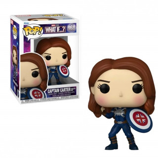 Funko Pop! Marvel: What If...? Captain Carter (Stealth) #968 Vinyl Figura Merch