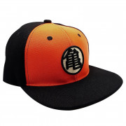 DRAGON BALL - Snapback Cap - Black & Orange- Kame 