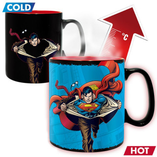 DC COMICS - Mug Heat Change - 460 ml - Superman Merch