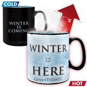 GAME OF THRONES - Mug Heat Change - 460 ml - Winter is here 