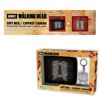 THE WALKING DEAD - Pck Wallet + Keyring "Daryl wings" Merch