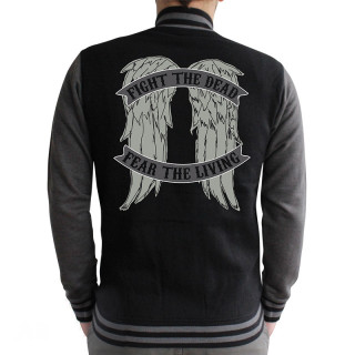 THE WALKING DEAD - Jacket - "Angel Wings" black/drk gry (XL) Merch