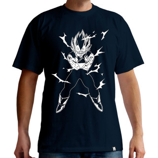 DRAGON BALL - T-shirt  "DBZ/Vegeta" navy - basic (XL) Merch