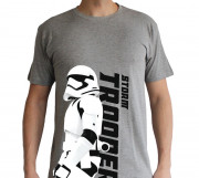 STAR WARS - T-shirt  "Trooper Episode 7" sport grey - basic (M) 