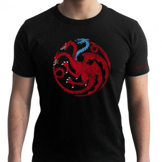 GAME OF THRONES - T-shirt  Targaryen Viserion  black - new fit (L) Merch