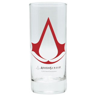 ASSASSIN´S CREED – Glass - Crest (red Logo) Merch