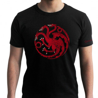 GAME OF THRONES - T-shirt  "Targaryen" black (M) Merch