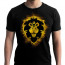 WORLD OF WARCRAFT - T-shirt  Alliance - black (Size XL) thumbnail