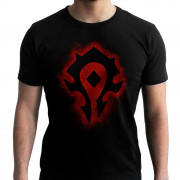 WORLD OF WARCRAFT - T-shirt  Horde - black (Size S) 