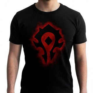 WORLD OF WARCRAFT - T-shirt  Horde - black (Size S) Merch