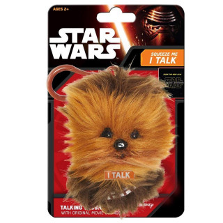 STAR WARS - Chewbacca Plush Mini keychain Classic sound 17cm Merch