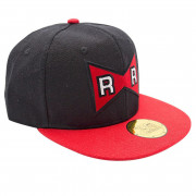 DRAGON BALL - Snapback Cap - Black & Red - Red Ribbon 