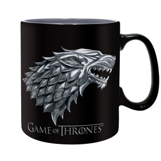 GAME OF THRONES - Mug - 460 ml - Stark/Winter is coming Merch