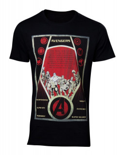 Avengers - Constructivism Poster Men´s T-shirt XL (M-I) Merch