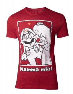 Nintendo - Super Mario Peach Kiss T-shirt l (M-I) Merch