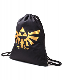 Zelda - Zelda Generic Metallic Gold Rubber Print Gymbag (M-I) Merch