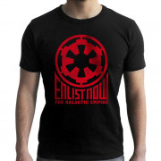 STAR WARS - T-shirt  "Galactic Empire" black - new fit - Taill (L) 