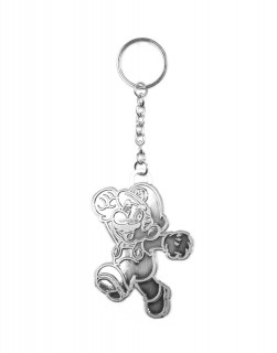 Nintendo Silver Mario keychain (M-I) Merch