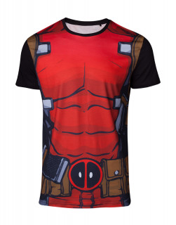 Marvel Sublimated Deadpool T-shirt (M) (M-I) Merch