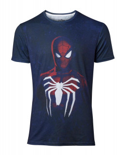 Spiderman Acid Wash T-shirt (M) (M-I) Merch