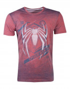 Spiderman - Acid Wash Spider Men´s T-shirt (M-I) (L) 