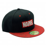 MARVEL - Snapback Cap - Black & Red - Logo 