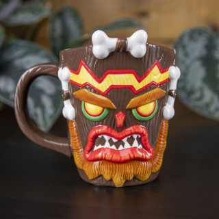 CRASH BANDICOOT - Shaped 3D Mug Uka Uka Crash Bandicoot Merch