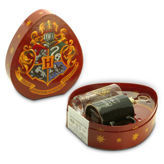 HARRY POTTER - Pck Glass + Keychain 3D + Mug HC "Hogwarts" EXCLUSIVE Merch