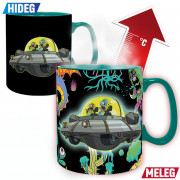 RICK & MORTY - Mug Heat Change - 460 ml - Spaceship - box 