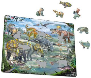 Larsen maxi puzzle 65 pieces - Dinosaurs FH31 Merch