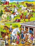 Larsen midi puzzle 25 pcs Stables U16 