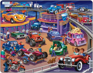 Larsen maxi puzzle 58 pieces Cars Us19 Merch