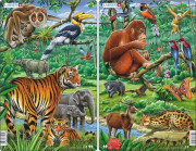 Larsen midi puzzle 30 pieces Asian jungle H21 