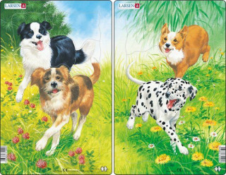 Larsen midi puzzle 10 pieces Dogs H19 Merch