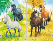 Larsen midi puzzle 10 pieces Horses H15 