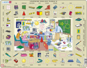 Larsen maxi puzzle 70 pieces Let's learn English! - Classroom EN6 