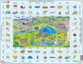 Larsen maxi puzzle 70 pieces Let's learn English! - Trip EN4 Merch