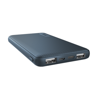 Trust PowerBank Primo Ultra-thin Powerbank (10000mAh; 15W USB-C 12W 2xUSB; Blue) Mobile