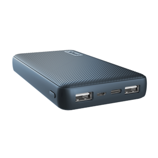 Trust PowerBank Primo Compact Powerbank (15000mAh; 15W USB-C 12W 2xUSB; Blue) Mobile