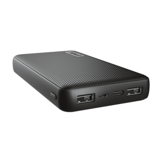 Trust PowerBank Primo Compact Powerbank (15000mAh; 15W USB-C 12W 2xUSB; Black) Mobile